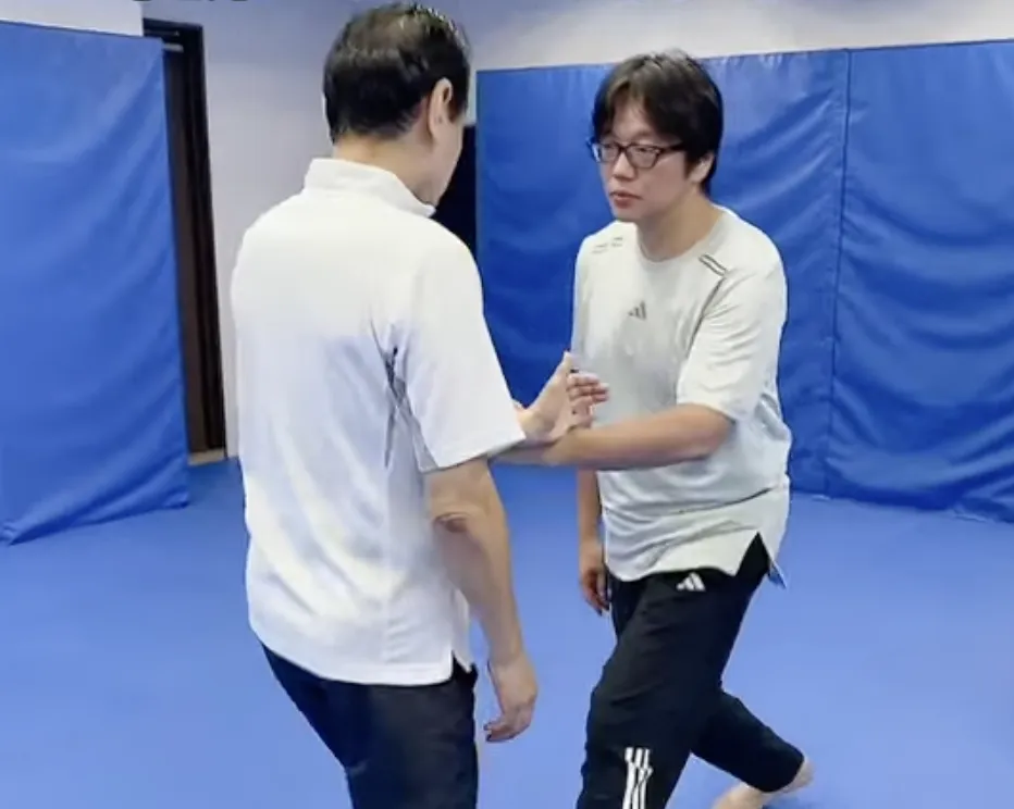 対気の稽古の様子